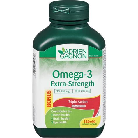 adrien gagnon omega 3|omega 3 extra strength.